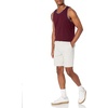 Amazon Essentials Men’s Regular-Fit Sleeveless Tank Tops(Port/Blue)