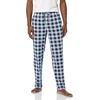 Amazon Essentials Men’s Relaxed-Fit Lightweight Cotton Knit Lounge Pajama Pants(Blue Navy Buffalo)