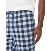 Amazon Essentials Men’s Relaxed-Fit Lightweight Cotton Knit Lounge Pajama Pants(Blue Navy Buffalo)