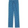 Amazon Essentials Men’s Relaxed-Fit Lightweight Cotton Knit Lounge Pajama Pants(Blue White Shark)