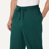 Amazon Essentials Men’s Relaxed-Fit Lightweight Cotton Knit Lounge Pajama Pants(Dark Green)