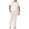 Amazon Essentials Men’s Relaxed-Fit Lightweight Cotton Knit Lounge Pajama Pants(Pale Pink)