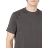 Amazon Essentials Men’s Slim-Fit Short-Sleeve Quick-Dry UPF 50 Swim Tee, Breathable Stretchable Fabric, Raglan Seams(Dark Grey)