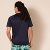 Amazon Essentials Men’s Slim-Fit Short-Sleeve Quick-Dry UPF 50 Swim Tee, Breathable Stretchable Fabric, Raglan Seams(Dark Navy)