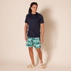 Amazon Essentials Men’s Slim-Fit Short-Sleeve Quick-Dry UPF 50 Swim Tee, Breathable Stretchable Fabric, Raglan Seams(Dark Navy)