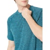 Amazon Essentials Men’s Slim-Fit Short-Sleeve Quick-Dry UPF 50 Swim Tee, Breathable Stretchable Fabric, Raglan Seams(Dark Teal Blue)
