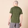 Amazon Essentials Men’s Slim-Fit Short-Sleeve Quick-Dry UPF 50 Swim Tee, Breathable Stretchable Fabric, Raglan Seams(Olive Heather)