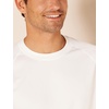 Amazon Essentials Men’s Slim-Fit Short-Sleeve Quick-Dry UPF 50 Swim Tee, Breathable Stretchable Fabric, Raglan Seams(White)
