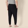 Amazon Essentials Men’s Soft Lightweight Knit Cotton Blend Jogger Pajama Pants(Black)