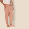 Amazon Essentials Men’s Soft Lightweight Knit Cotton Blend Jogger Pajama Pants(Light Brown)