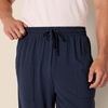 Amazon Essentials Men’s Soft Lightweight Knit Cotton Blend Jogger Pajama Pants(Navy)
