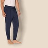 Amazon Essentials Men’s Soft Lightweight Knit Cotton Blend Jogger Pajama Pants(Navy)