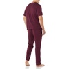 Amazon Essentials Men’s Super Soft Modal Cotton Pajama Set, T-Shirt and Full-Length Bottoms Loungewear(Dark Burgundy)