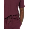 Amazon Essentials Men’s Super Soft Modal Cotton Pajama Set, T-Shirt and Full-Length Bottoms Loungewear(Dark Burgundy)