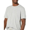 Amazon Essentials Men’s Super Soft Modal Cotton Pajama Set, T-Shirt and Full-Length Bottoms Loungewear(Grey Heather)