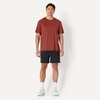 Amazon Essentials Men’s Supersoft Performance 6″ Relaxed-Fit Athletic Shorts(Space Dye Black)