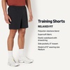 Amazon Essentials Men’s Supersoft Performance 6″ Relaxed-Fit Athletic Shorts(Space Dye Black)
