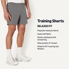 Amazon Essentials Men’s Supersoft Performance 6″ Relaxed-Fit Athletic Shorts(Space Dye Grey)