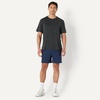 Amazon Essentials Men’s Supersoft Performance 6″ Relaxed-Fit Athletic Shorts(Space Dye Navy)