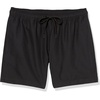 Amazon Essentials Men’s Swim Trunks with Mesh Lining, Pockets, Drawstring Closure(Black)