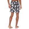 Amazon Essentials Men’s Swim Trunks with Mesh Lining, Pockets, Drawstring Closure(Black Hibiscus Flower)