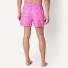 Amazon Essentials Men’s Swim Trunks with Mesh Lining, Pockets, Drawstring Closure(Bright Pink Flamingo)