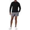 Amazon Essentials Men’s Swim Trunks with Mesh Lining, Pockets, Drawstring Closure(Charcoal)