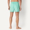 Amazon Essentials Men’s Swim Trunks with Mesh Lining, Pockets, Drawstring Closure(Light Blue Mint Green Sun Geo)