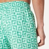 Amazon Essentials Men’s Swim Trunks with Mesh Lining, Pockets, Drawstring Closure(Light Blue Mint Green Sun Geo)