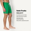 Amazon Essentials Men’s Swim Trunks with Mesh Lining, Pockets, Drawstring Closure(Lilac Red Crocodiles)