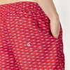 Amazon Essentials Men’s Swim Trunks with Mesh Lining, Pockets, Drawstring Closure(Lilac Red Crocodiles)