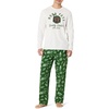 Amazon Essentials Disney | Marvel | Star Wars Men’s Flannel Pajama Sleep Sets(Boba Fett)