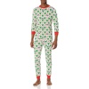 Amazon Essentials Disney | Marvel | Star Wars Men’s Snug-Fit Cotton Pajama Sleep Sets(2-piece Mickey Holiday)