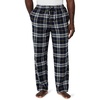 Amazon Essentials Men’s 100% Cotton Flannel Sleep Pant, Relaxed Fit Lounge Pants with Elastic Waist and Drawstring(Black Yellow Plaid)