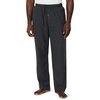 Amazon Essentials Men’s 100% Cotton Flannel Sleep Pant, Relaxed Fit Lounge Pants with Elastic Waist and Drawstring(Charcoal Heather)
