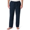 Amazon Essentials Men’s 100% Cotton Flannel Sleep Pant, Relaxed Fit Lounge Pants with Elastic Waist and Drawstring(Navy)