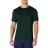 Amazon Essentials Men’s Active Quick Dry Moisture Wicking Tech Stretch Lightweight Short-Sleeve T-Shirt(Dark Green)