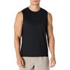 Amazon Essentials Men’s Active Quick Dry Moisture-Wicking Tech Stretch Lightweight Sleeveless Muscle Shirt(Black)