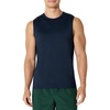 Amazon Essentials Men’s Active Quick Dry Moisture-Wicking Tech Stretch Lightweight Sleeveless Muscle Shirt(Navy)