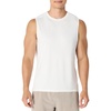 Amazon Essentials Men’s Active Quick Dry Moisture-Wicking Tech Stretch Lightweight Sleeveless Muscle Shirt(White)