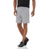 Amazon Essentials Men’s Athletic Basketball Gym Shorts, Breathable Moisture Wicking, Loose-Fit Performance Tech, Pack of 2(Grey/Navy)