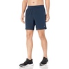 Amazon Essentials Men’s Athletic Running Training Shorts, Performance Stretch Woven Workout Shorts, 7“(Navy – Original)
