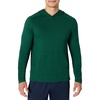 Amazon Essentials Men’s Athletic Soft Performance Lightweight Gym Workout Hoodie Sweatshirt with Kangaroo Pocket(Space Dye Green)