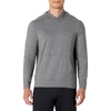 Amazon Essentials Men’s Athletic Soft Performance Lightweight Gym Workout Hoodie Sweatshirt with Kangaroo Pocket(Space Dye Grey)