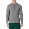 Amazon Essentials Men’s Athletic Soft Performance Lightweight Quarter-Zip Running Long Sleeve Workout Top(Space Dye Grey)