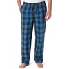 Amazon Essentials Men’s Cotton Poplin Straight-Fit Pajama Pants with Pockets, Elastic Waist, Drawstring(Green Large Scale Plaid)