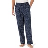 Amazon Essentials Men’s Cotton Poplin Straight-Fit Pajama Pants with Pockets, Elastic Waist, Drawstring(Navy Paisley)