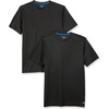 Amazon Essentials Men’s Moisture Wicking Breathable Active Performance Tech Gym T-Shirts(Black/Black)