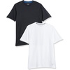 Amazon Essentials Men’s Moisture Wicking Breathable Active Performance Tech Gym T-Shirts(Black/White)