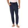 Amazon Essentials Men’s Soft Lightweight Knit Cotton Blend Jogger Pajama Pants(Navy)